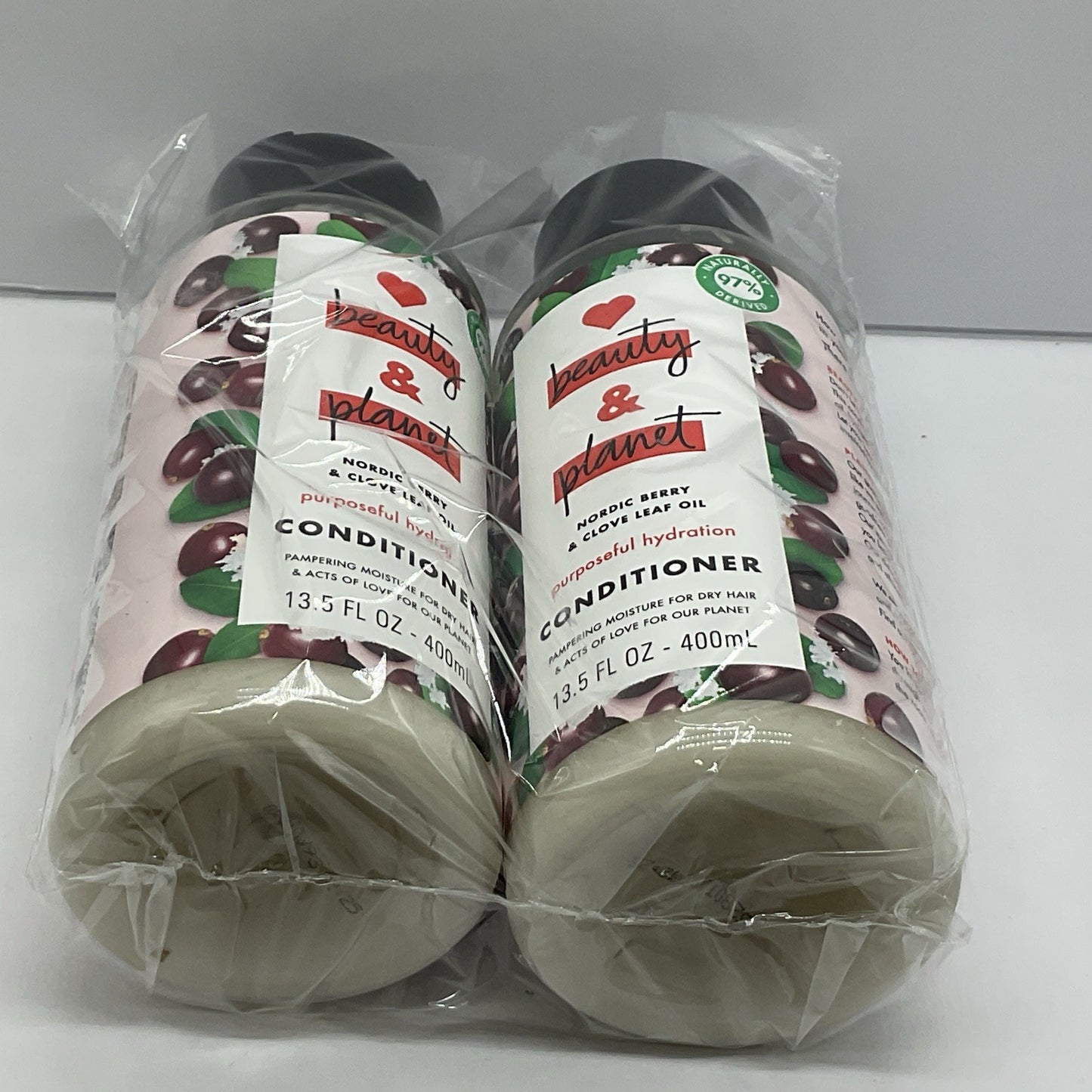 2 Pack Love Beauty & Planet Conditioner - Nordic Berry & Clove Leaf Oil
