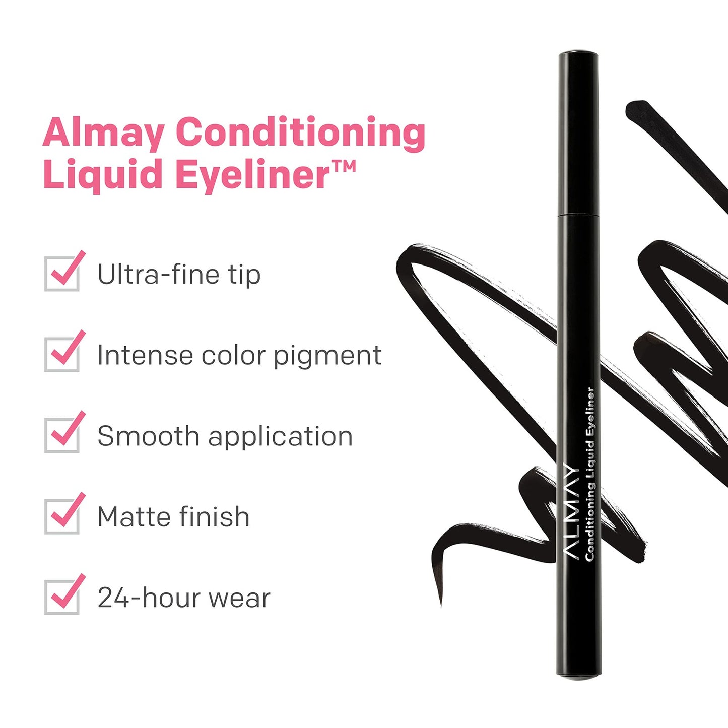 Almay Conditioning Liquid Liquid Eyeliner - Black 010