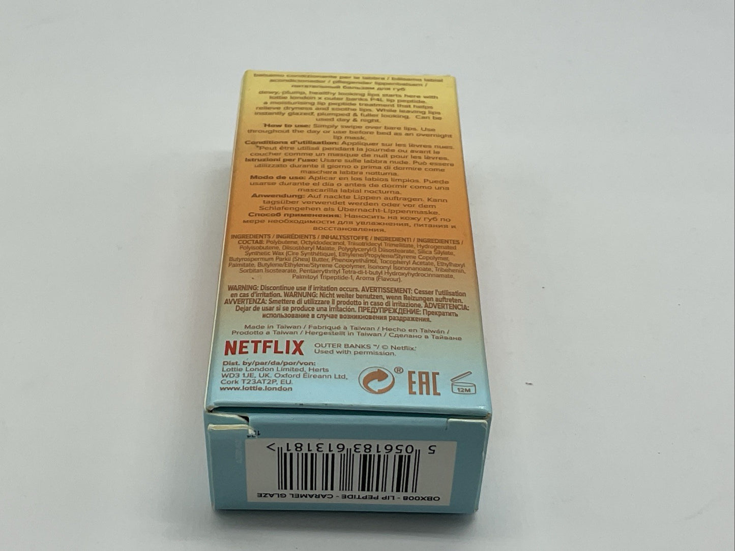 Lottie London - Outer Banks P4L Lip Peptide Treatment 0.23 oz - Caramel Glaze