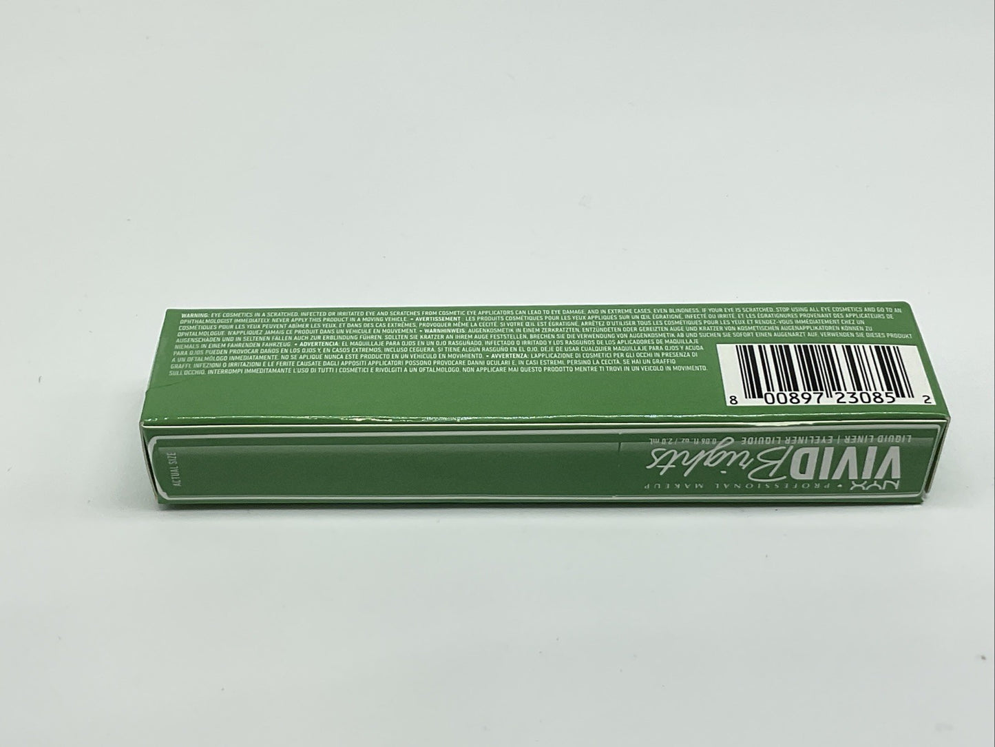 NYX Professional Makeup Vivid Brights Liquid Eyeliner Liner - 02 Ghosted Green