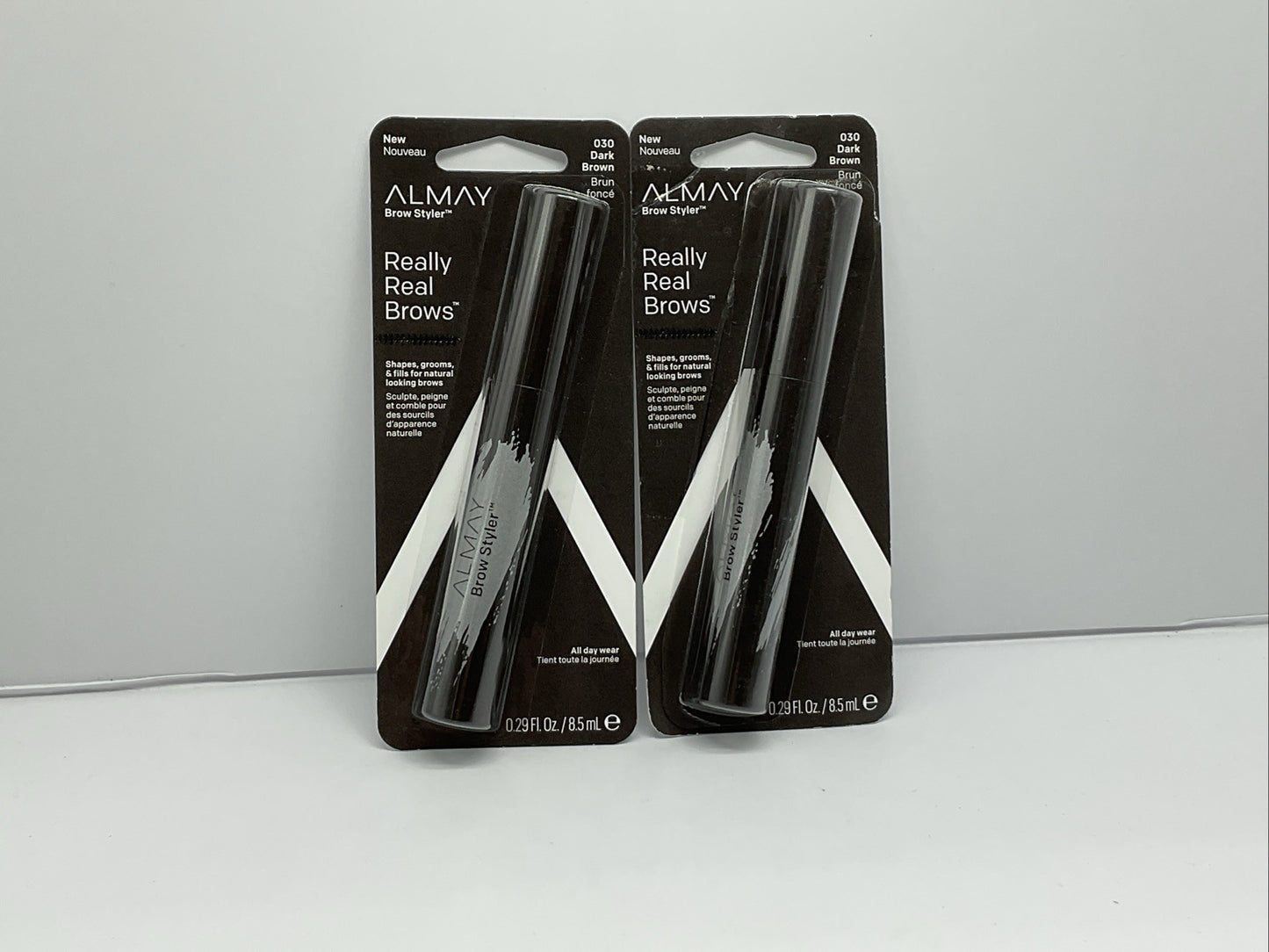 Almay Really Real Brows Brow Styler - 030 Dark Brown - Set Of 2