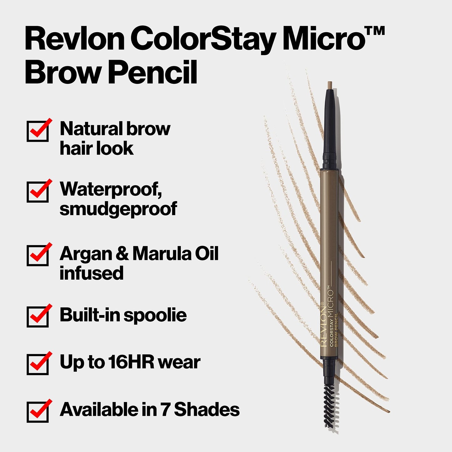 2 Pack - Revlon Colorstay MicroBrow Eyebrow Pencil - 456 Dark Brown