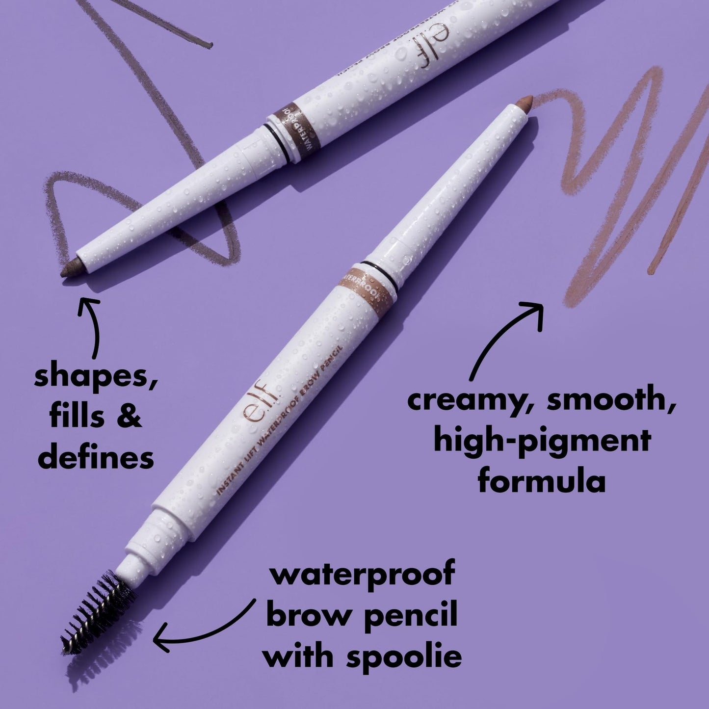 2 PACK - e.l.f. Instant Lift Waterproof Brow Pencil In Blonde - 82718 Blonde