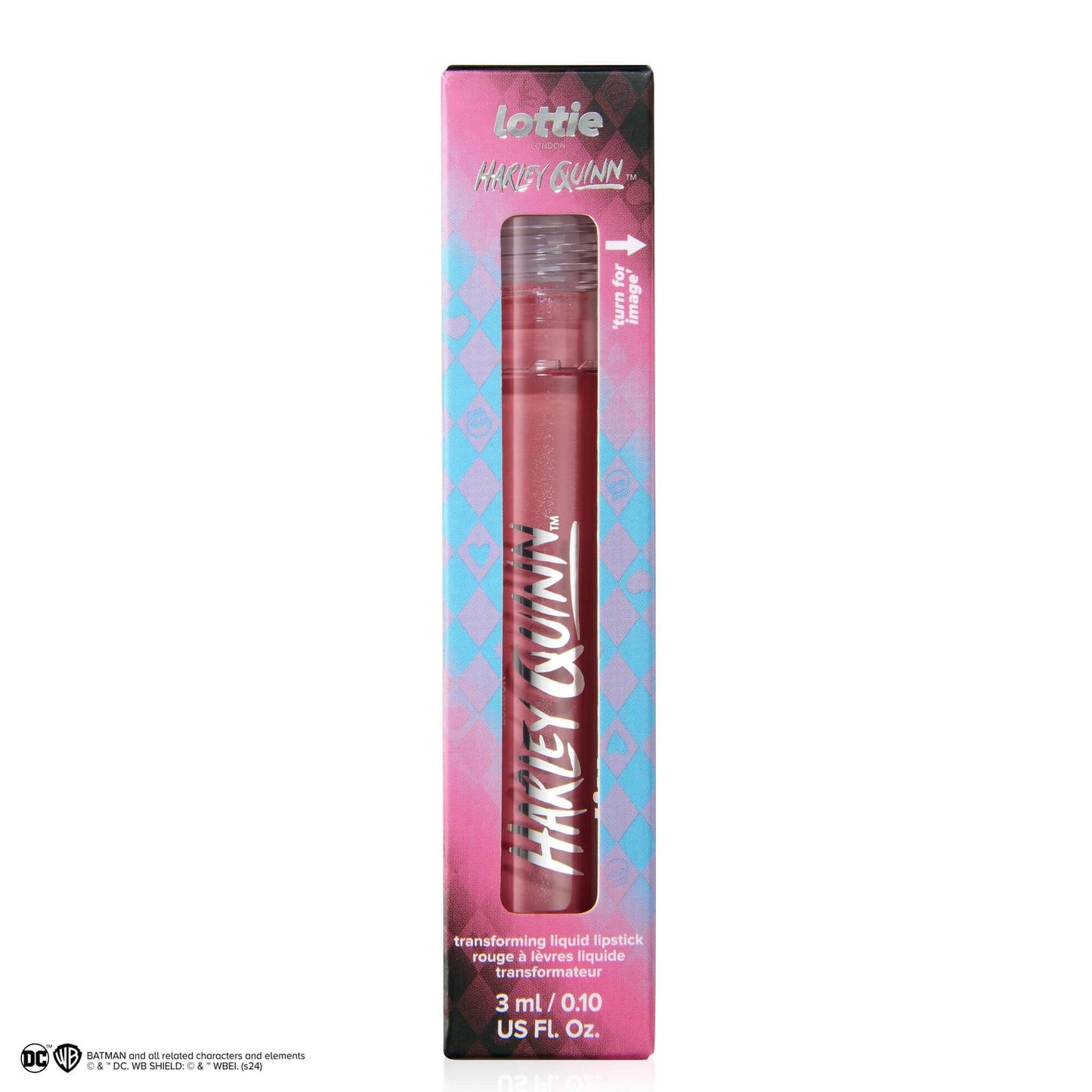 Lottie London Transforming Liquid Lipstick Wanted - Nude Pink