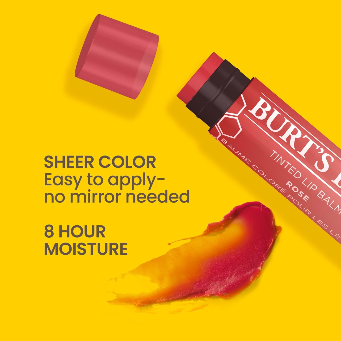 Burts Bees Tinted Lip Balm - Rose