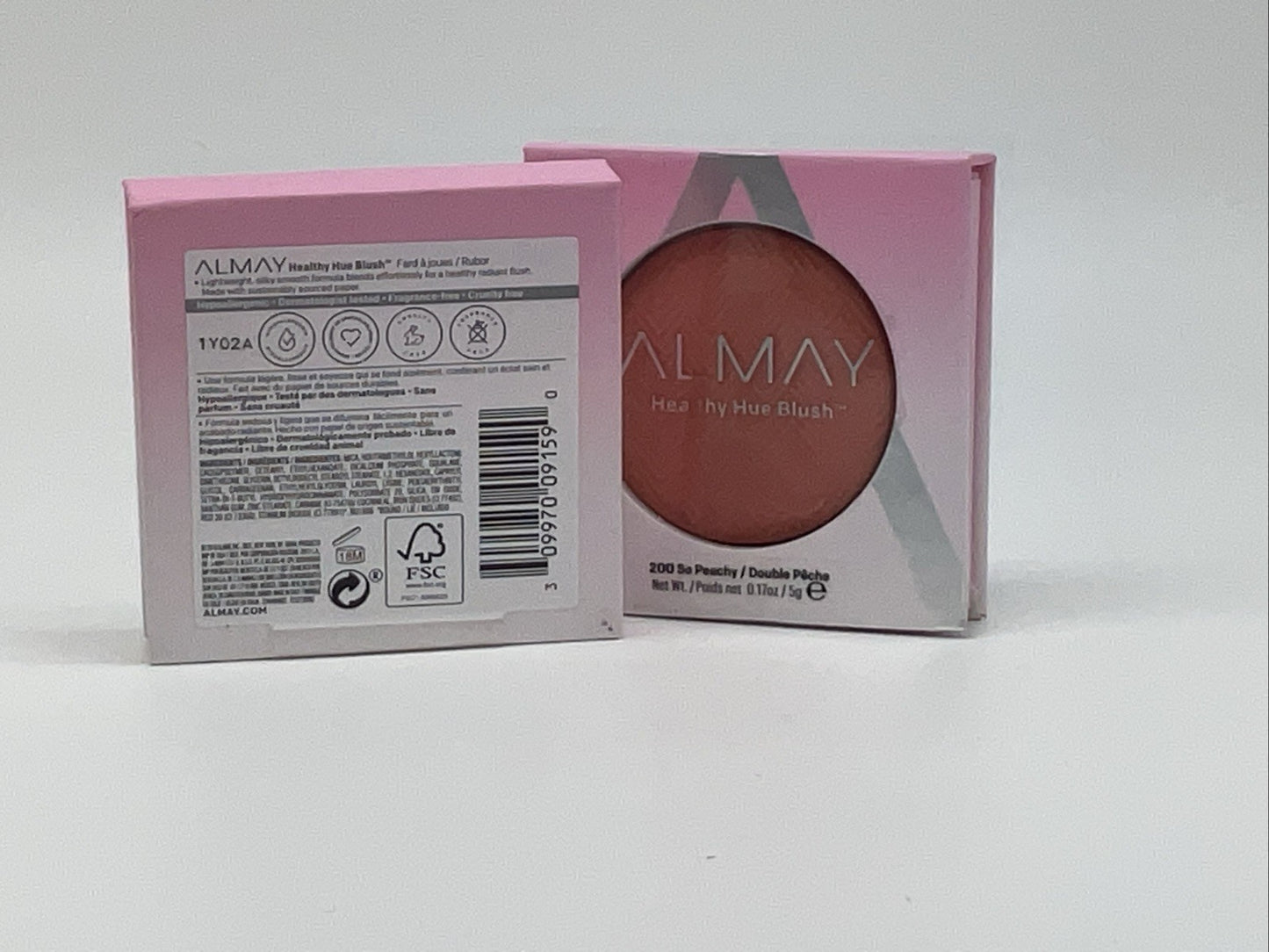 ALMAY Healthy Hue Blush So Peachy 200 - New - Sealed - Lot Of 2
