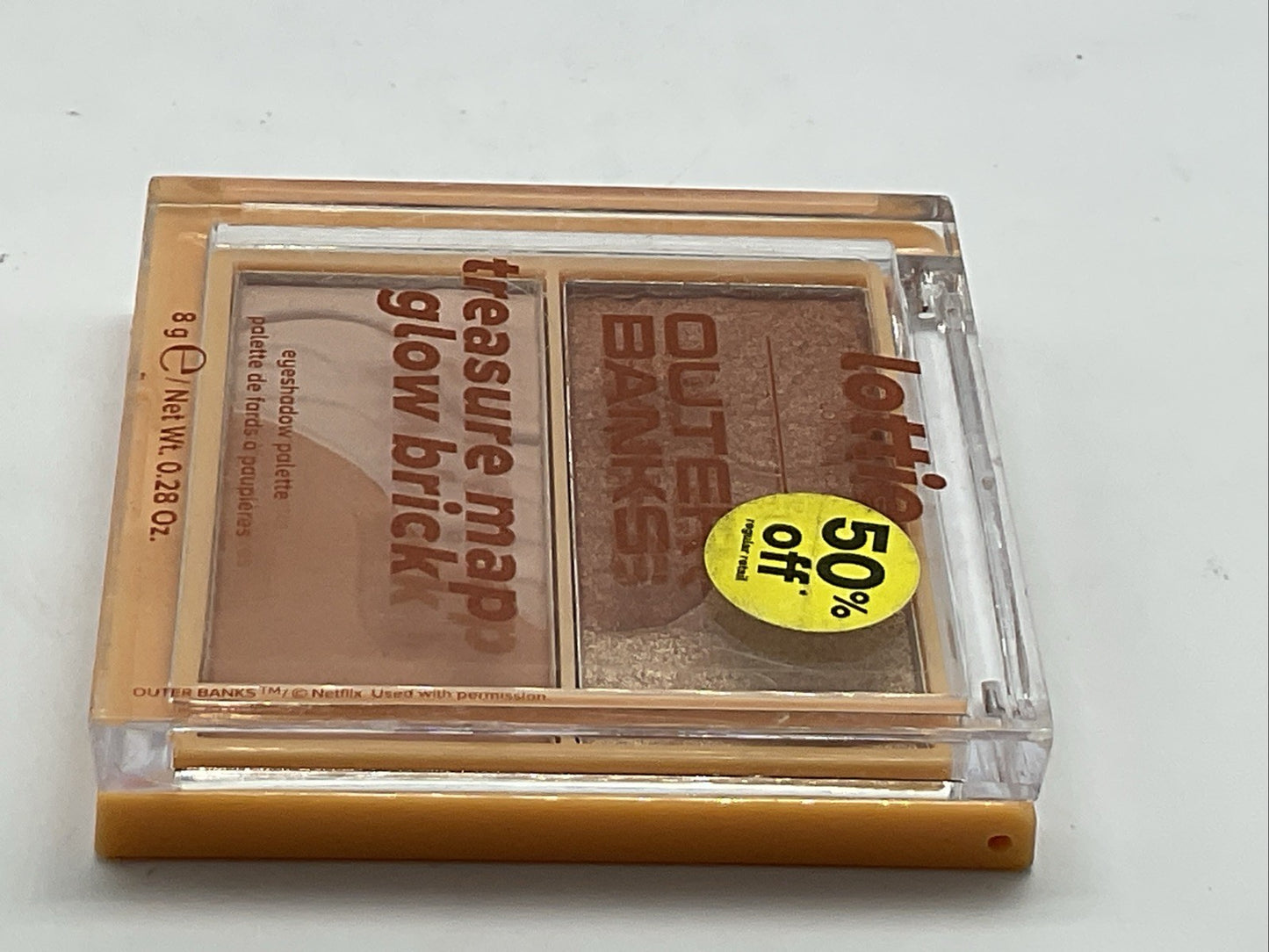 Lottie London Outer Banks 0.28oz Bronzing Face Powder - Treasure Map Glow Brick