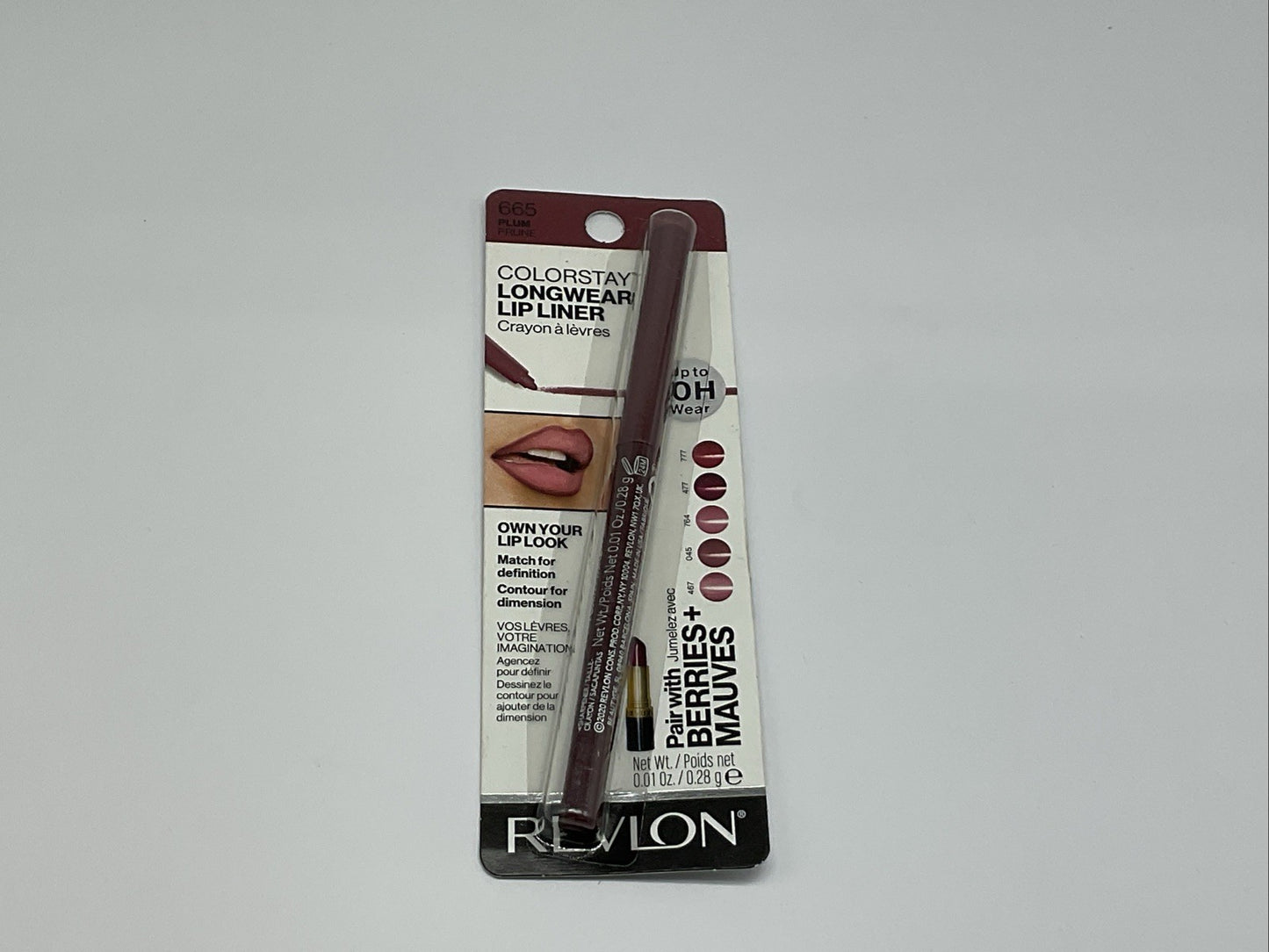 Revlon ColorStay Longwear Lip Liner Pencil - 665 Plum - Single