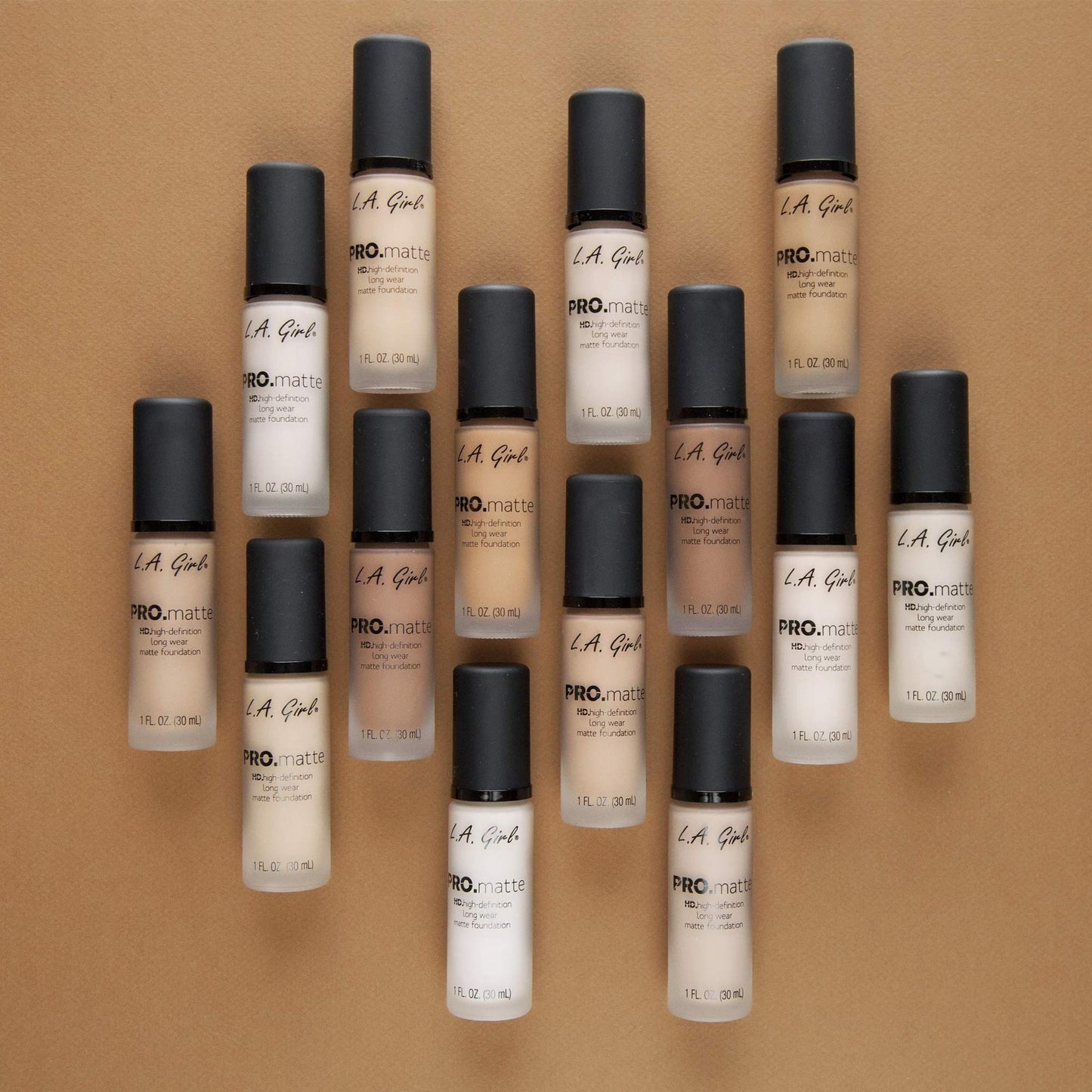 LAGirl PRO Matte Foundation HD - GLM680 Golden Bronze
