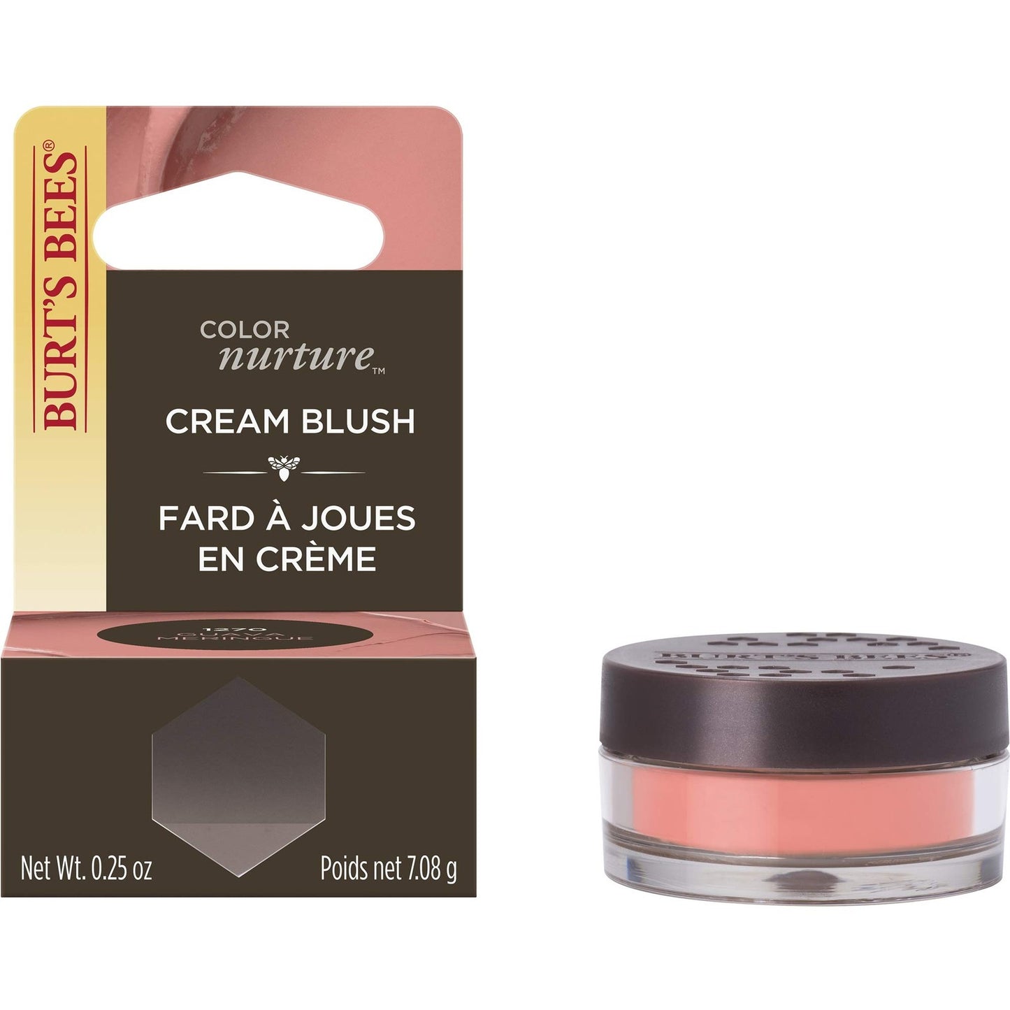 NIP Burt's Bees Color Nurture Cream Blush - 1270 Guava Meringue