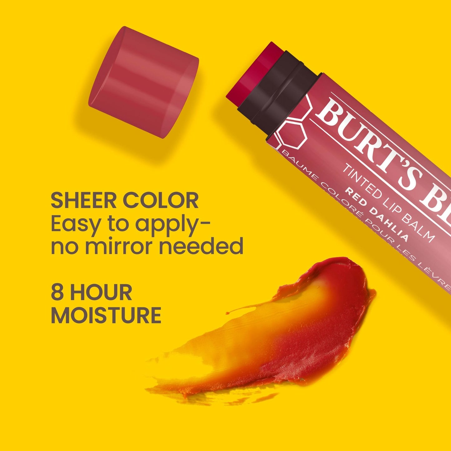 Burt's Bees Tinted Lip Balm 0.15 oz - Red Dahlia