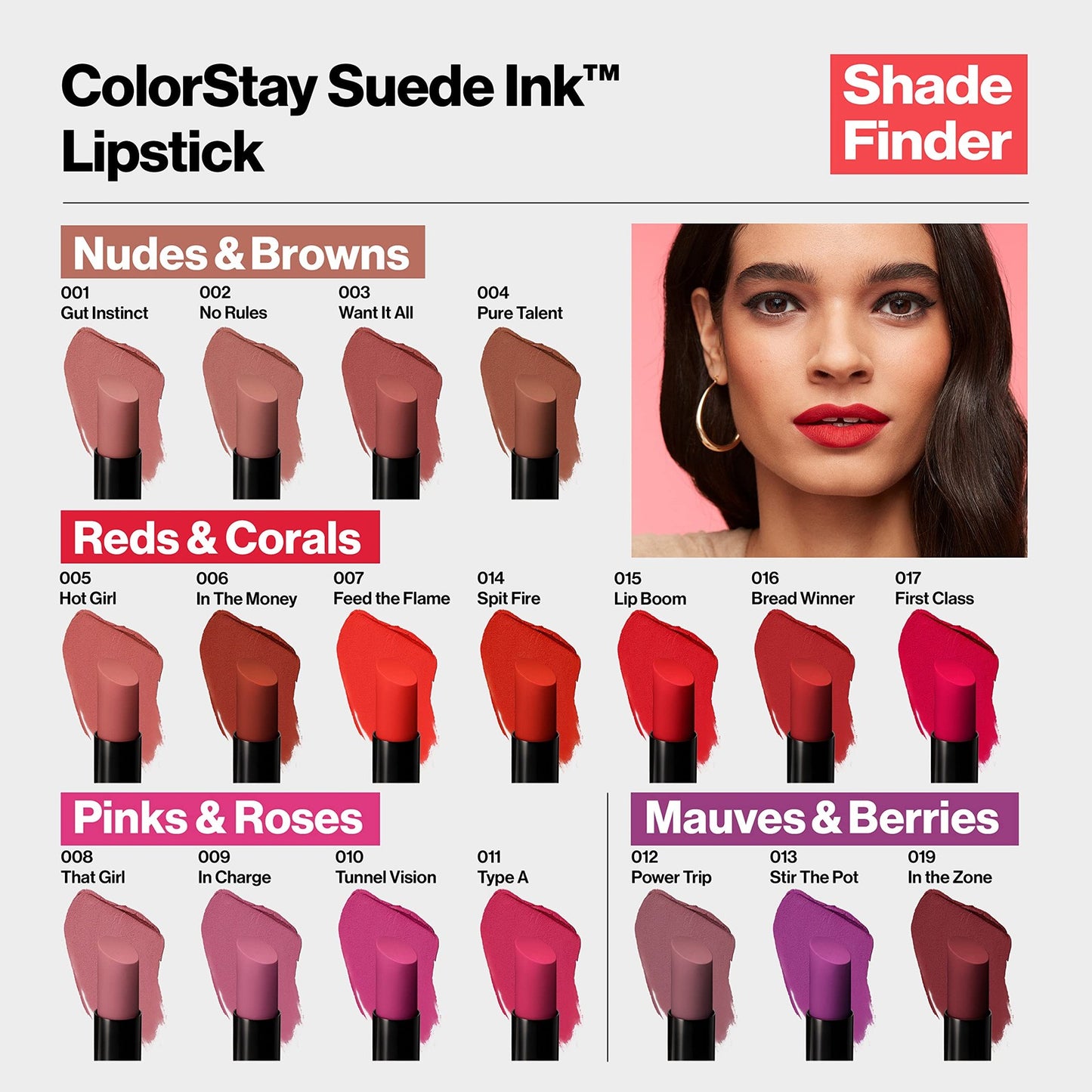 2 PACK - Revlon ColorStay Suede Ink Lipstick - 012 Power Trip