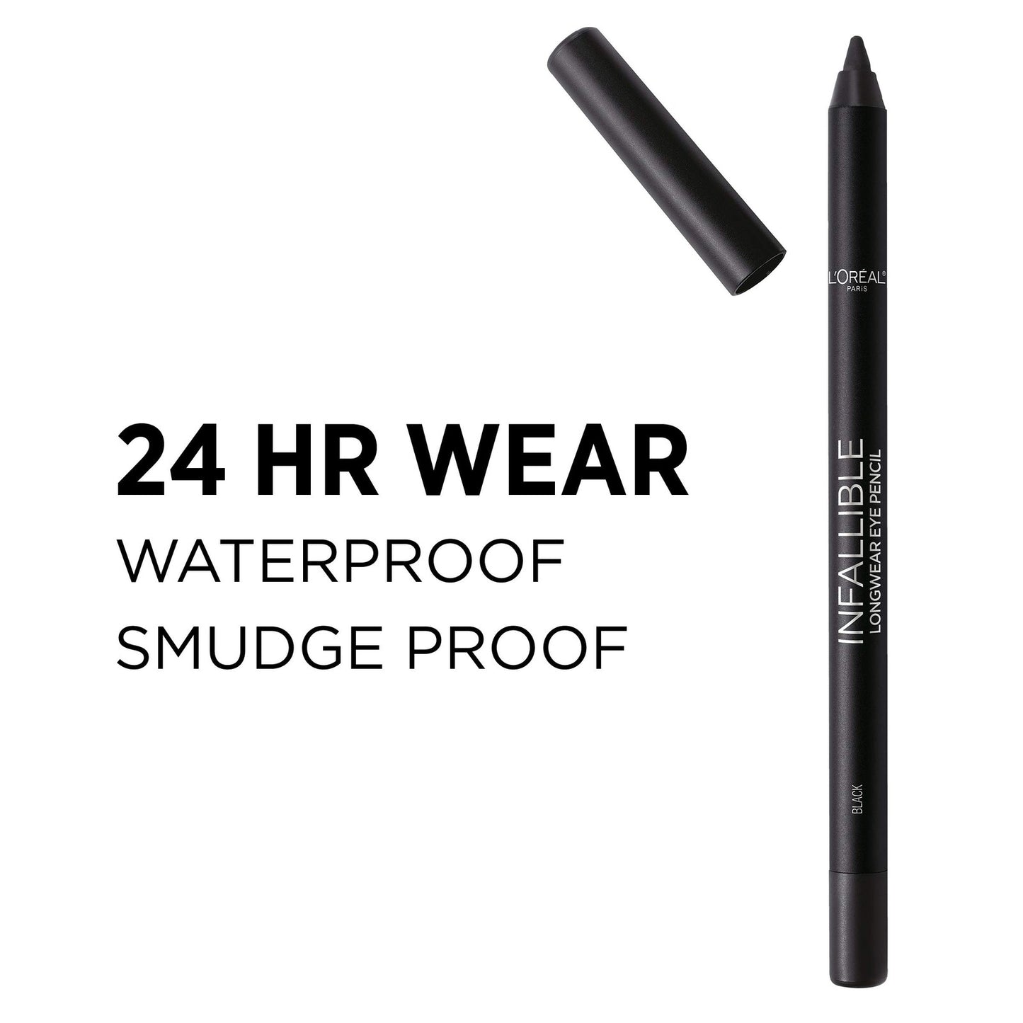 L'Oreal Paris Makeup Infallible Pro-Last Pencil Eyeliner, Waterproof and Smudge-