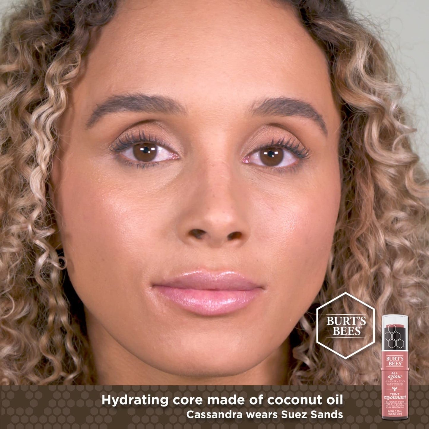 Burt's Bees All Aglow Lip & Cheek Stick 1250 Suez Sands