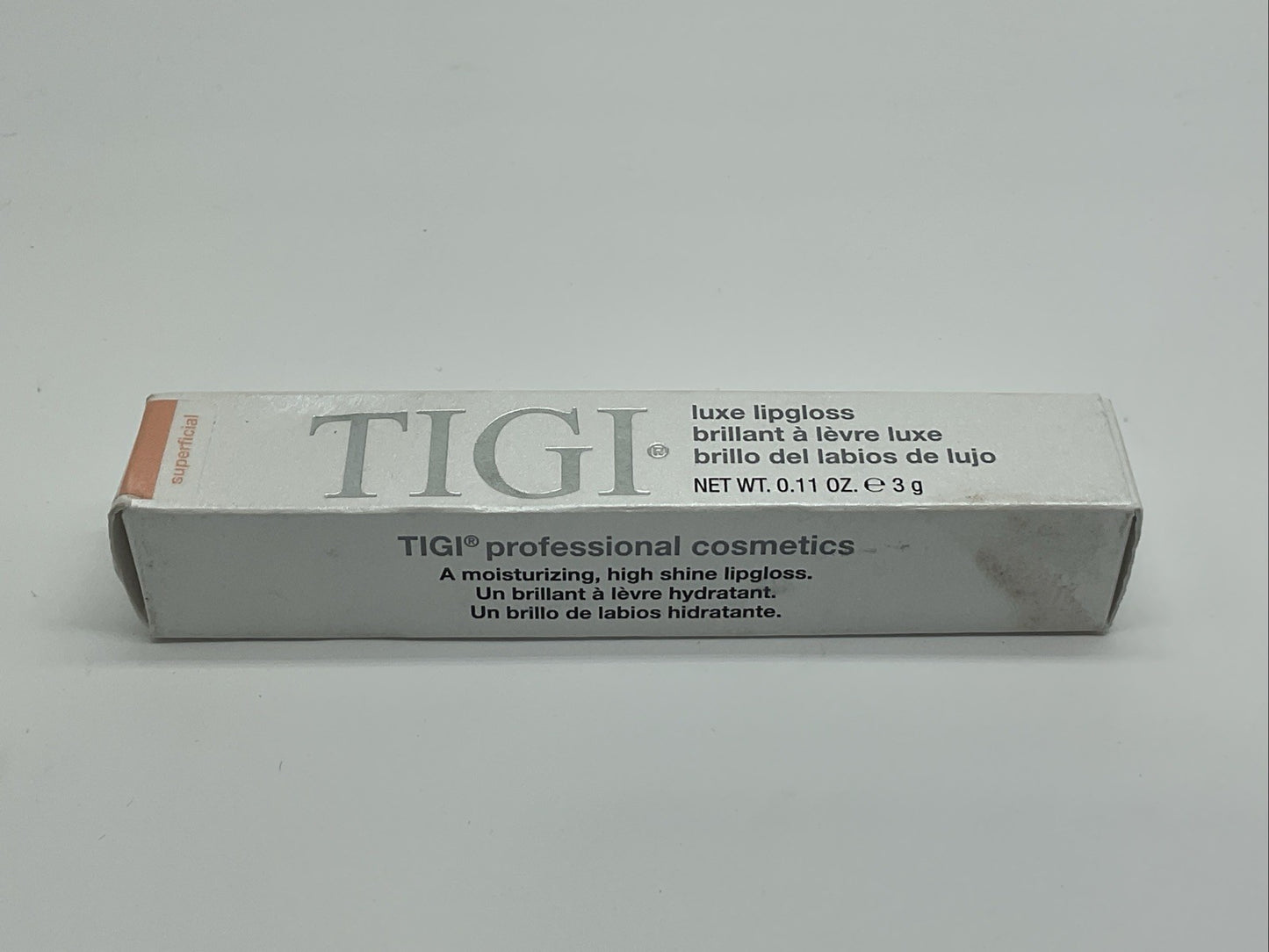 TIGI Cosmetics Luxe Lip-Gloss 0.11 Oz - Superficial