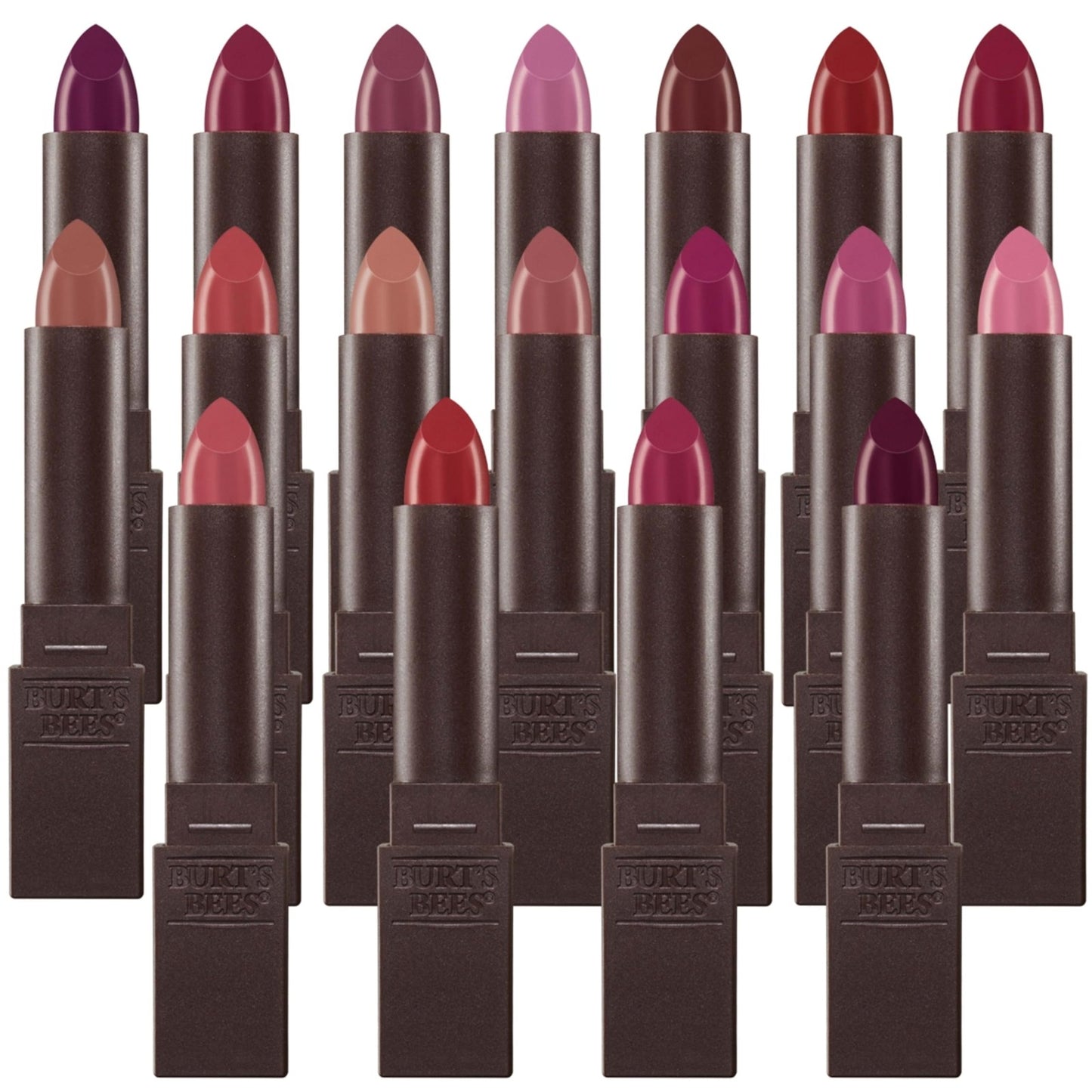 3 PACK - Burt's Bees 100% Natural Lipstick Shade Color - 530 Lily Lake