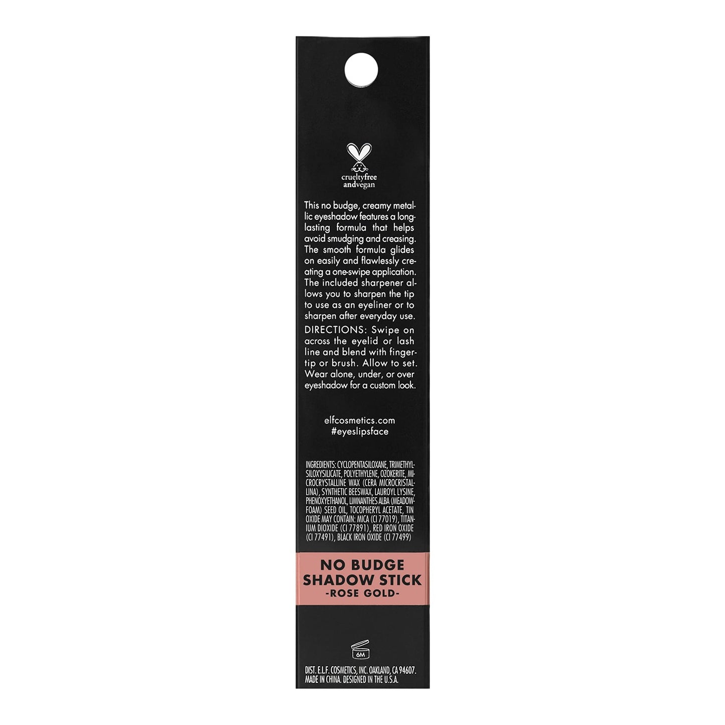 2 Pack - e.l.f. No Budge Shadow Stick - Rose Gold