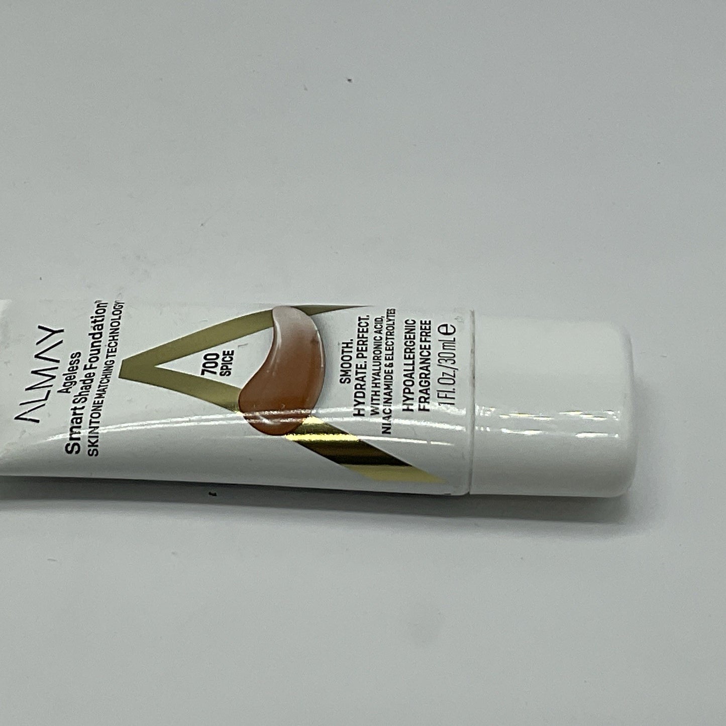 Almay Ageless Smart Shade Liquid Foundation Makeup - 700 Spice - Single