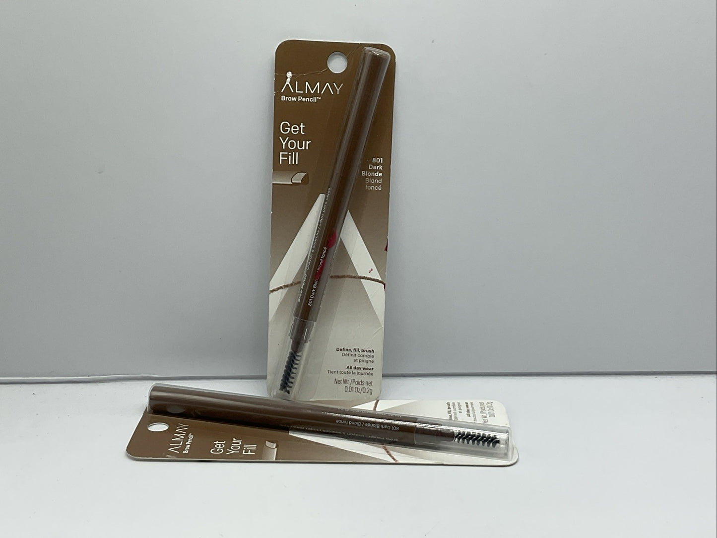 Almay Get Your Fill Brow Pencil - 801 Dark Blonde - Set Of 2