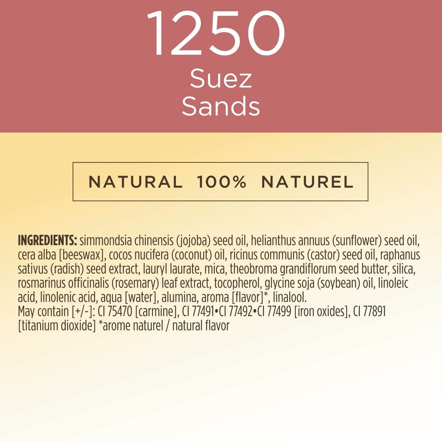 Burt's Bees All Aglow Lip & Cheek Stick 1250 Suez Sands