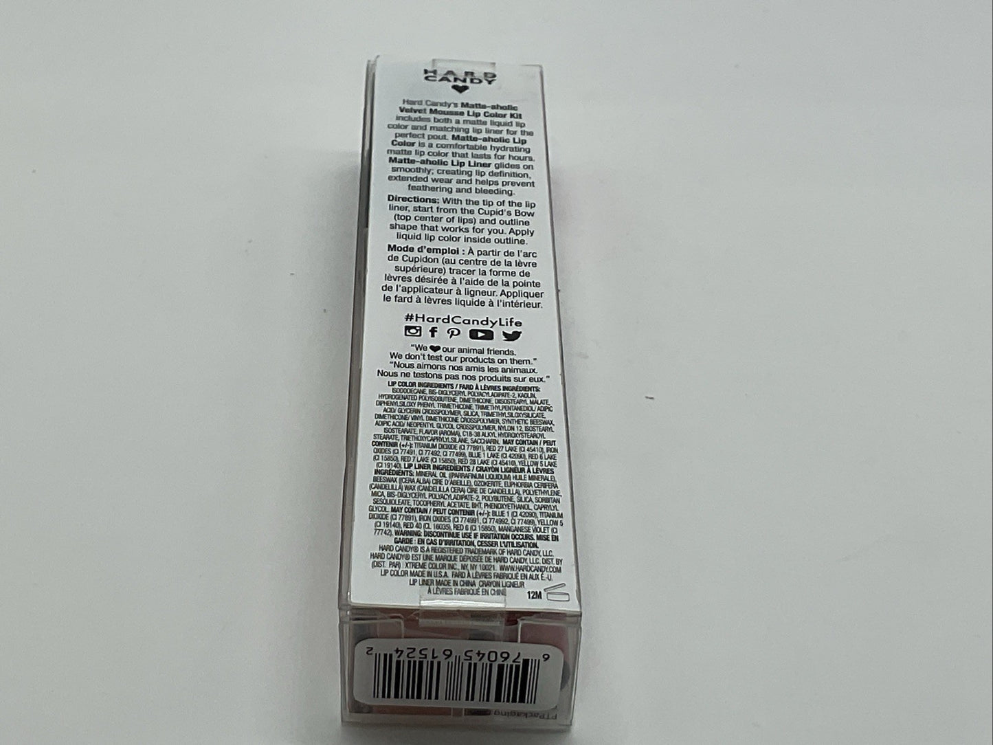 Hard Candy Matte Lip Color Kit - 1524 Forget Me Not