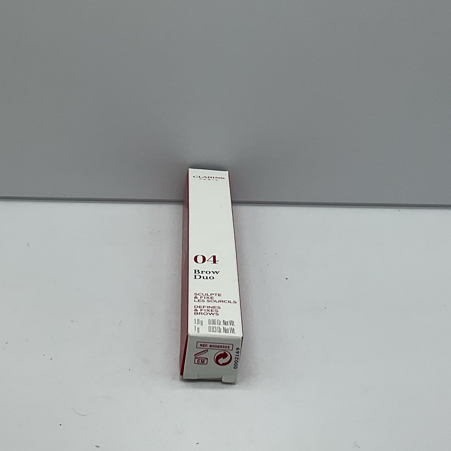 Clarins Brow DUO Defines & Fixes 04 Medium Brown All Skin Types