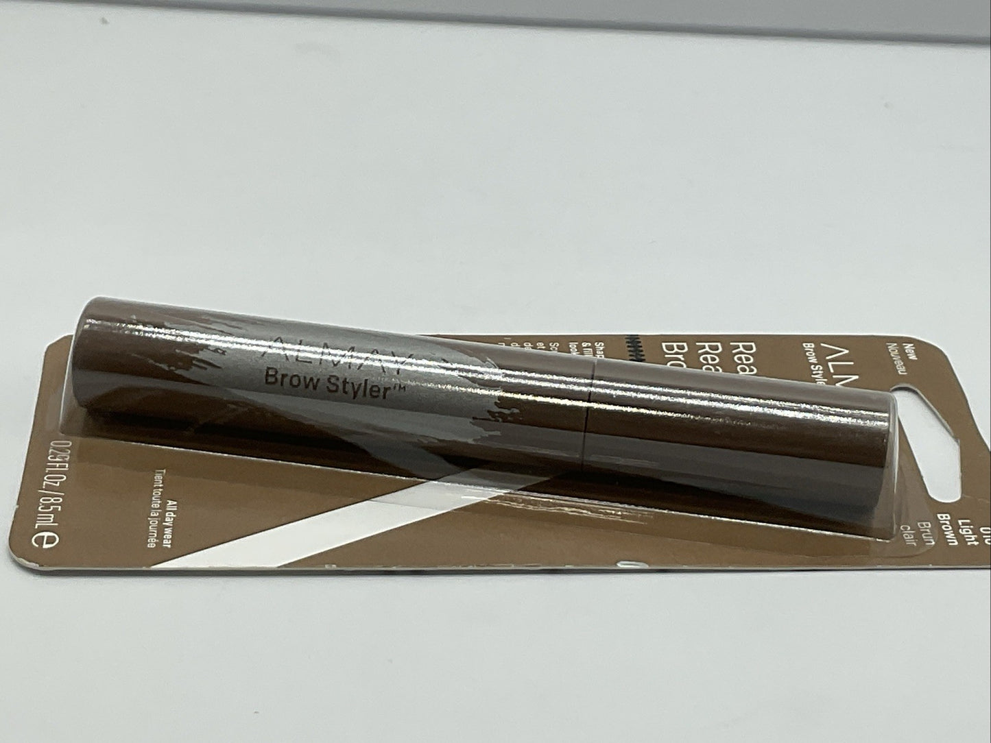 Almay Really Real Brows Eyebrow Mascara 0.29 Oz - 010 Light Brown