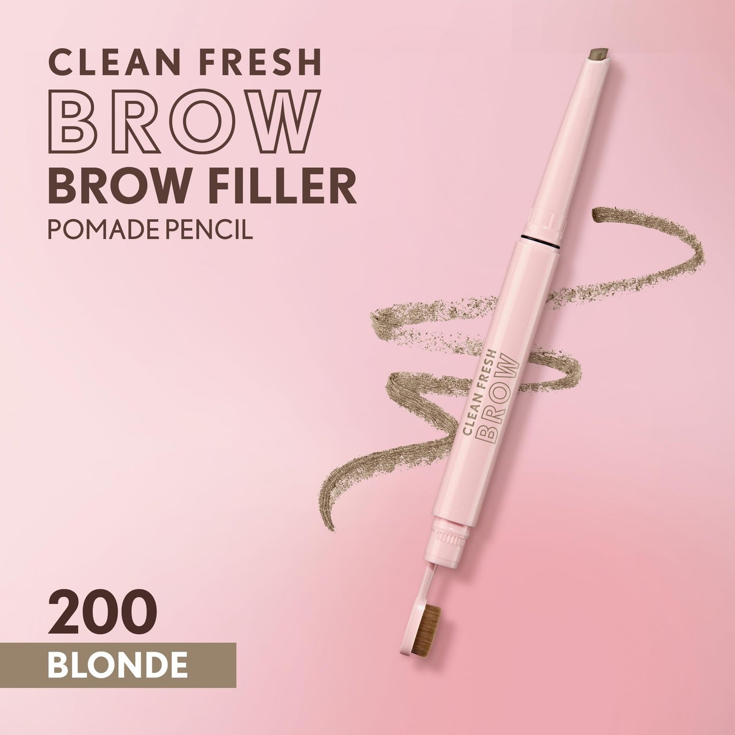 Covergirl Clean Fresh Brow Filler Pomade Pencil 200 Blonde 3 Pack