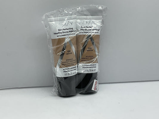 2 PACK - Almay Skin Perfecting Healthy Biome Makeup SPF 25 - 130 Medium