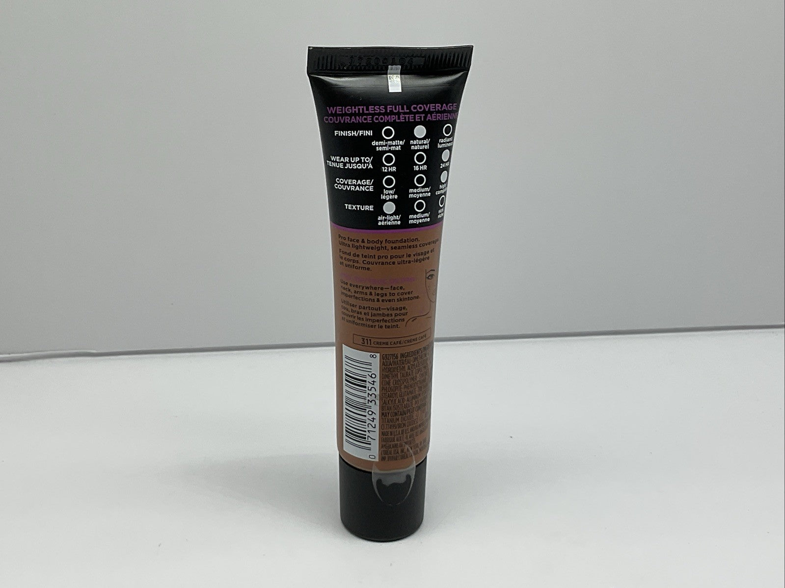 L'oreal Infallible 24HR Foundation - 311 Crème Cafe - Single