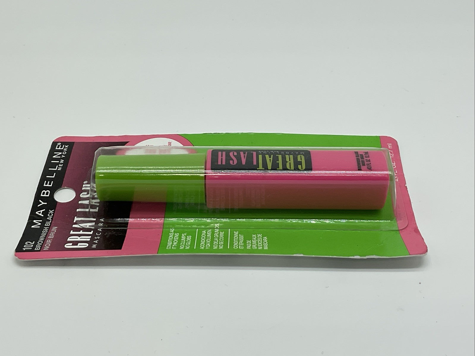 3 Pack Maybelline Great Lash Washable Mascara 0.43 Oz - 102 Brownish Black