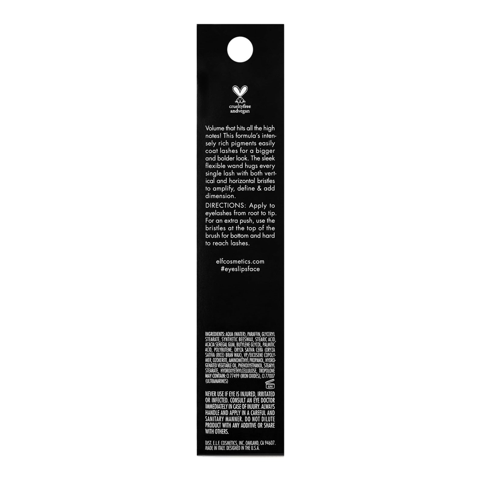 2 PACK - e.l.f. Lash It Loud Mascara Volume & Definition 0.23 Oz – Deep Brown 
