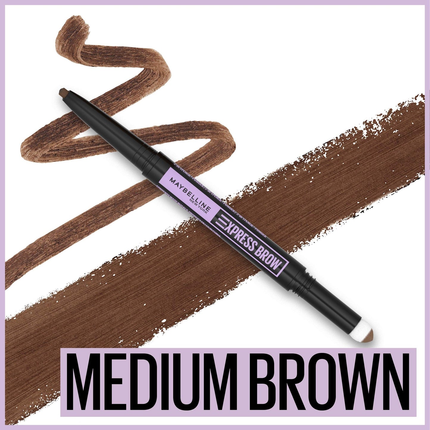 Maybelline Express Brow 2-In-1 Pencil Powder 257 MEDIUM BROWN