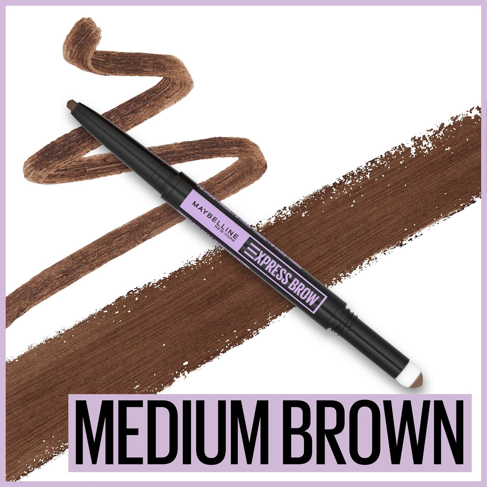 Maybelline Express Brow 2-In-1 Pencil Powder 257 MEDIUM BROWN
