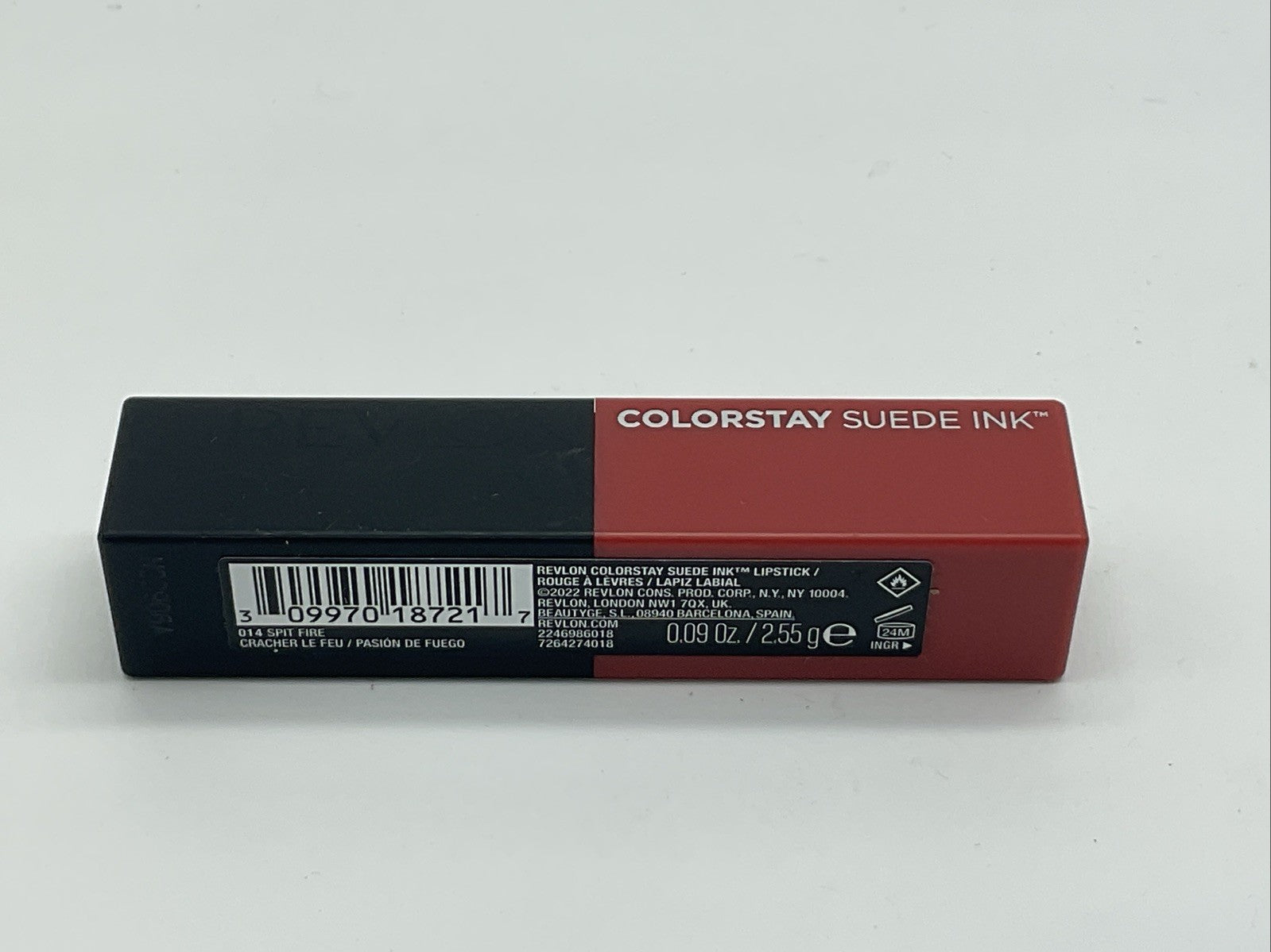Revlon Colorstay Suede Ink Lipstick Sealed 0.09oz - 014 Spit Fire