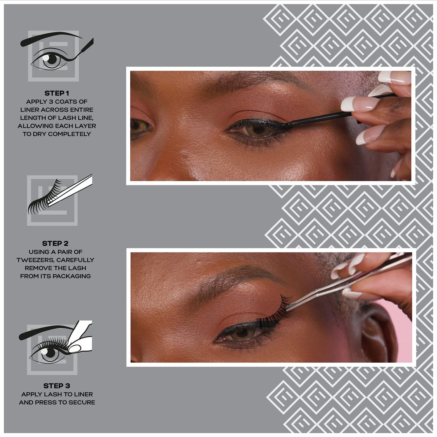 2 Pack - Eylure ProMagnetic Natural Fiber False Eyelashes - No.117 Black