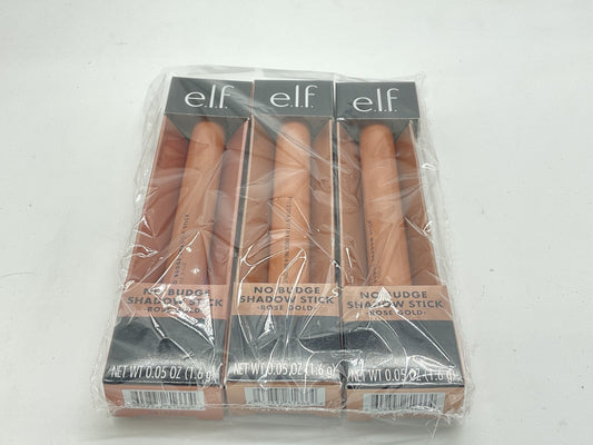 3 PACK - e.l.f. No Budge Shadow Stick - Rose Gold