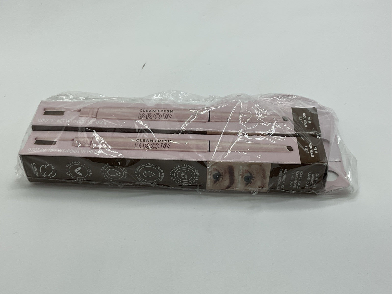 2 PACK - Covergirl Clean Fresh Brow Filler Pomade Pencil - 300 Auburn