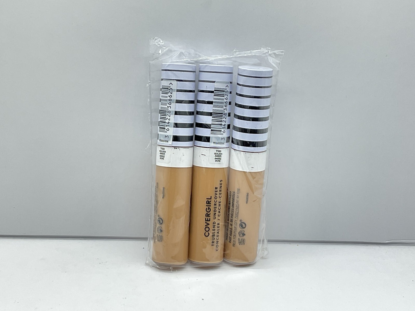 PACK OF 3 - COVERGIRL TruBlend Undercover Concealer, T100 Golden Amber