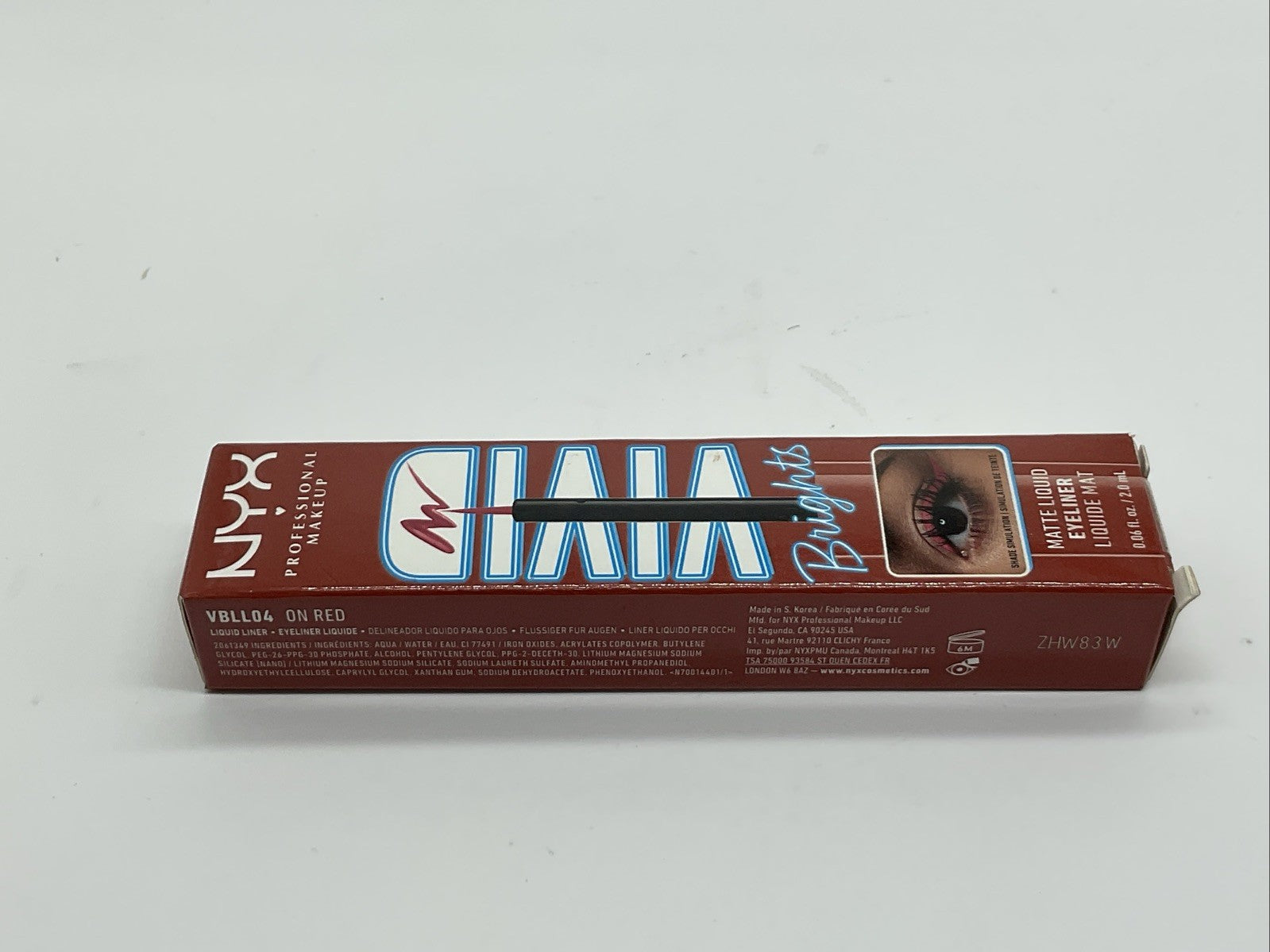 NYX Professional Makeup Vivid Brights Liquid Liner - On Red