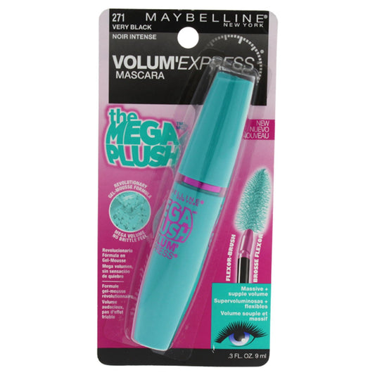 Maybelline Volum' Express The Mega Plush Washable Mascara - 271 Very Black 
