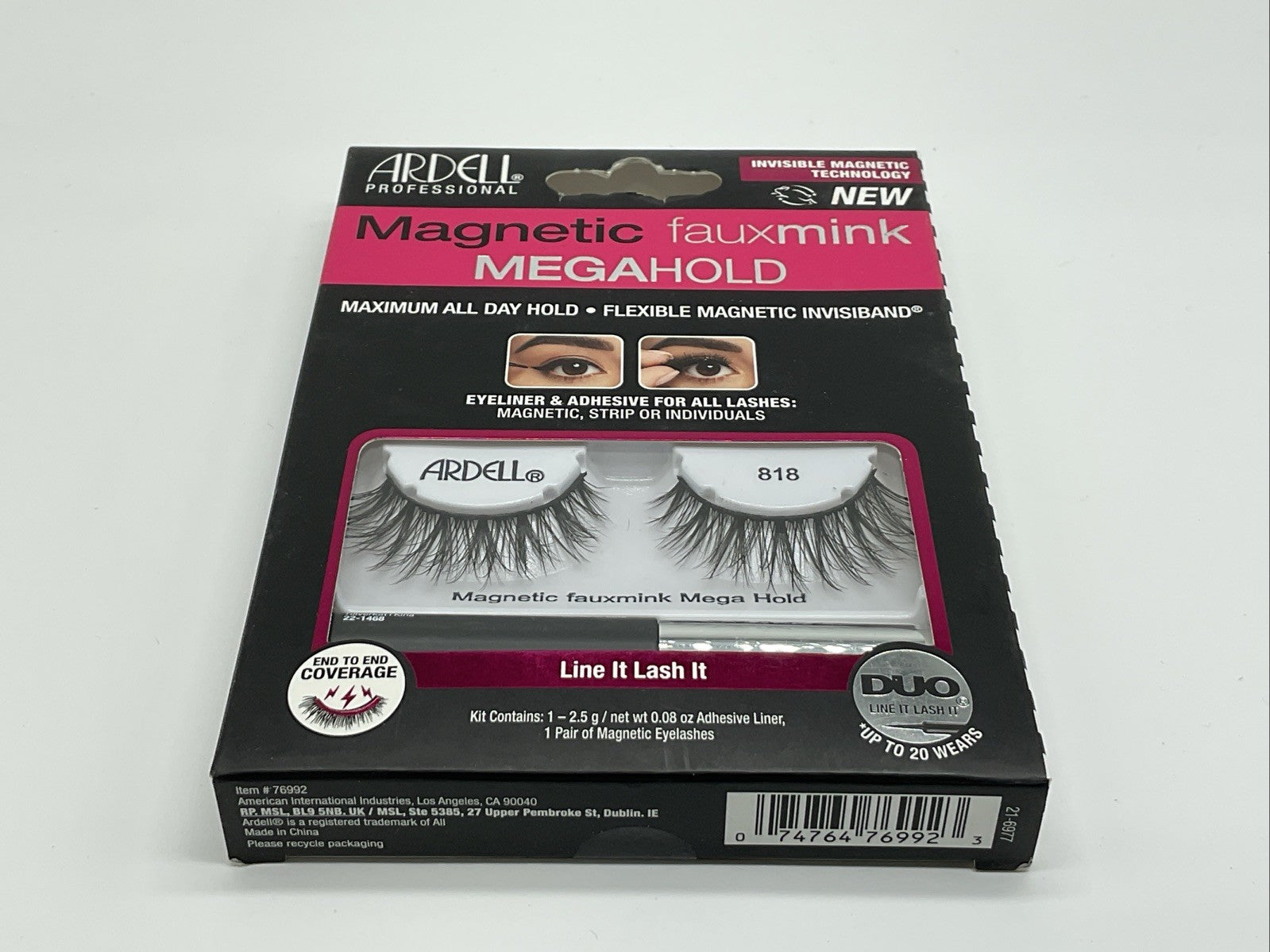 Ardell Professional Magnetic False Lashes Mega Hold - 818
