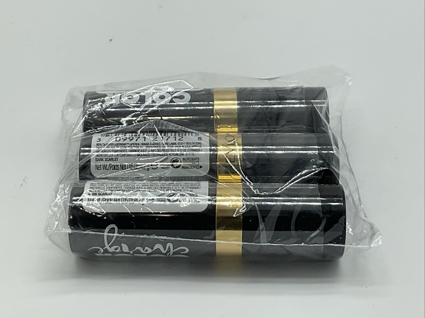 3 PACK - Revlon Super Lustrous Color Charge Lipstick - 029 Dark Scarlet
