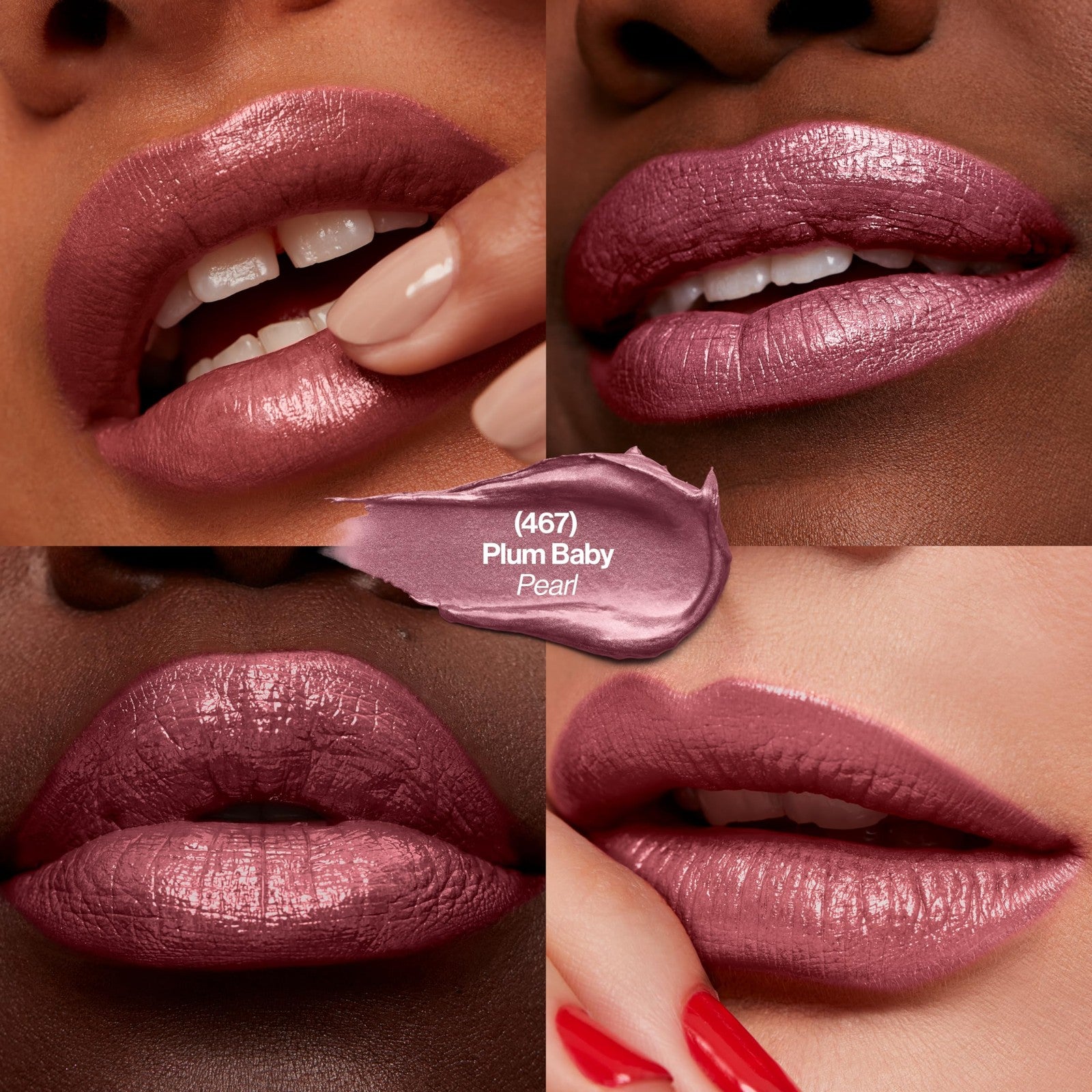 Revlon Super Lustrous Lipstick Creme, Plum Baby 467, 0.15 fl oz, 2 pack