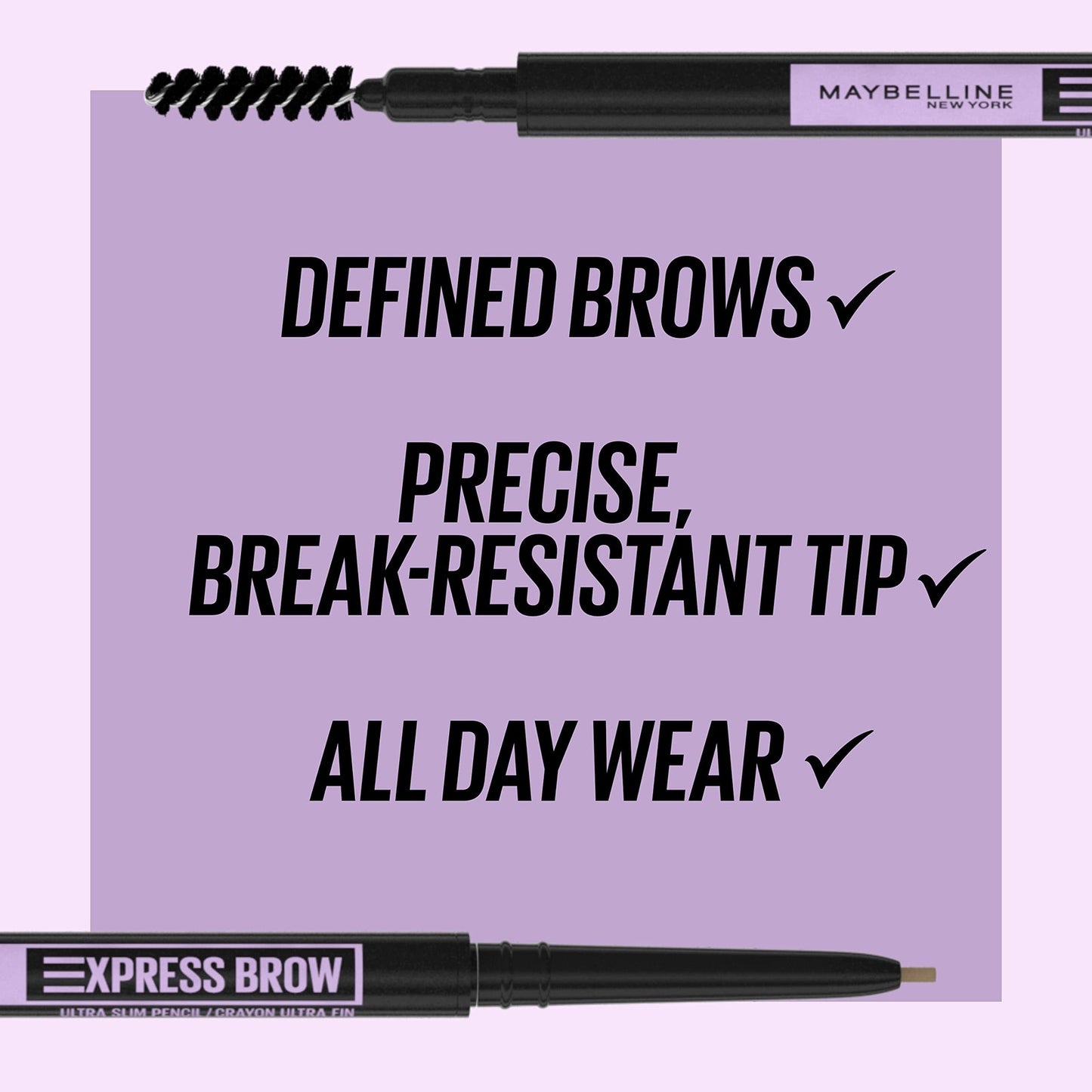 Maybelline Express Brow Ultra Slim Pencil - 259 Ash Brown 