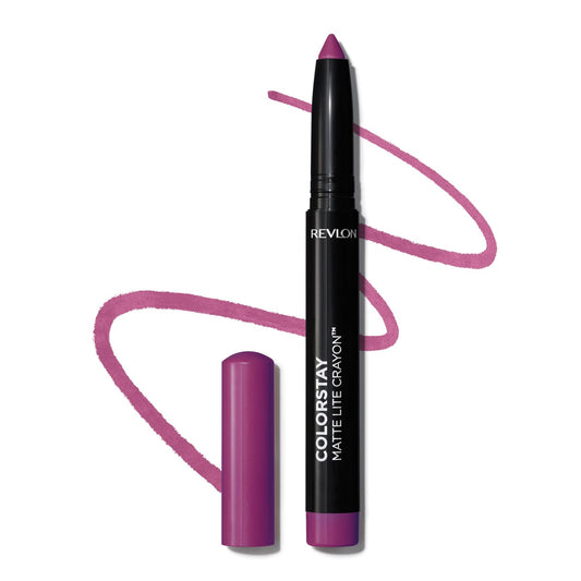 Revlon ColorStay Matte Lite Lip Crayon, Sky High, 005, 0.049 oz