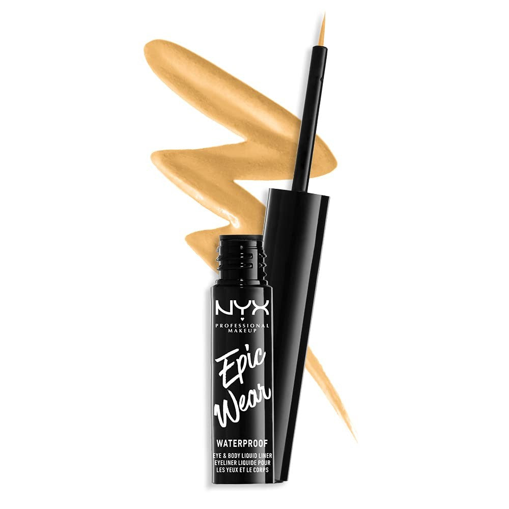 2 PACK - NYX Professional Epic Wear Eye & Body Liquid Liner Eyeliner (Yellow)