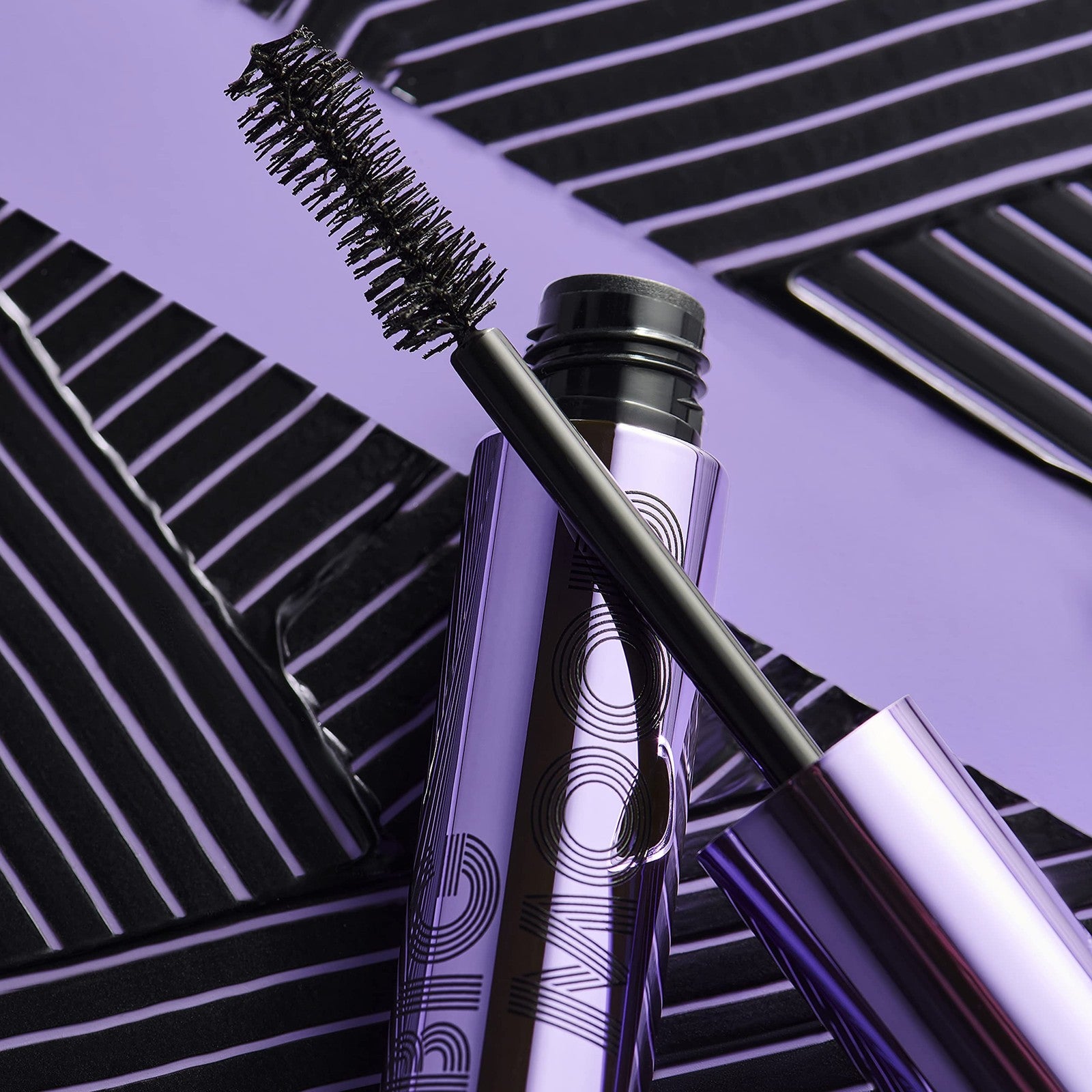 2 e.l.f.  Big Mood Mega Volume & Lifting Mascara Black 0.36oz Hourglass Brush