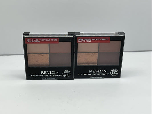 Revlon ColorStay Day To Night 24Hr Eyeshadow Quad-  560 Stylish - Set Of 2