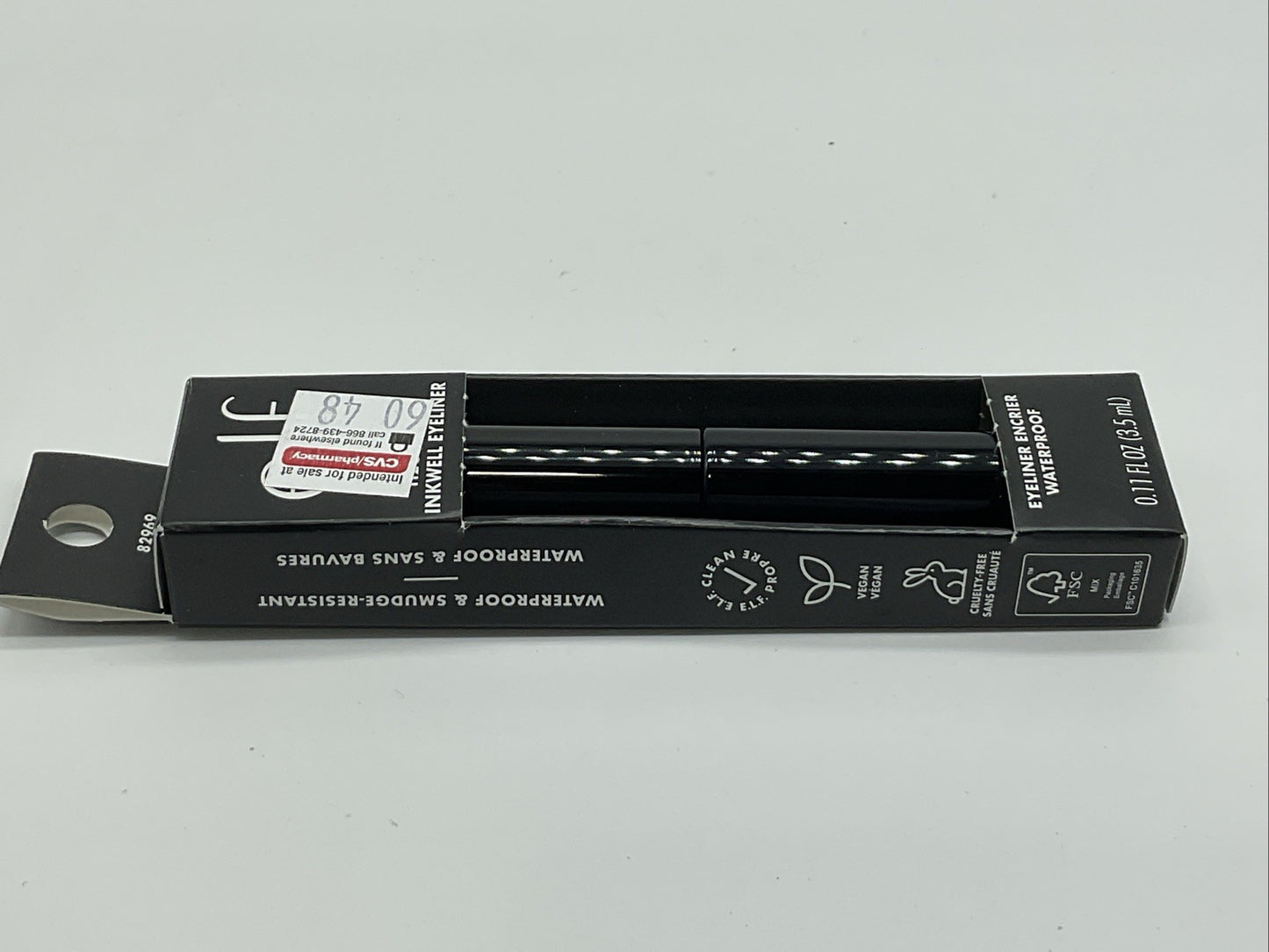 e.l.f. H2O Proof Inkwell Eyeliner Pen High-Pigment Waterproof - Film Noir
